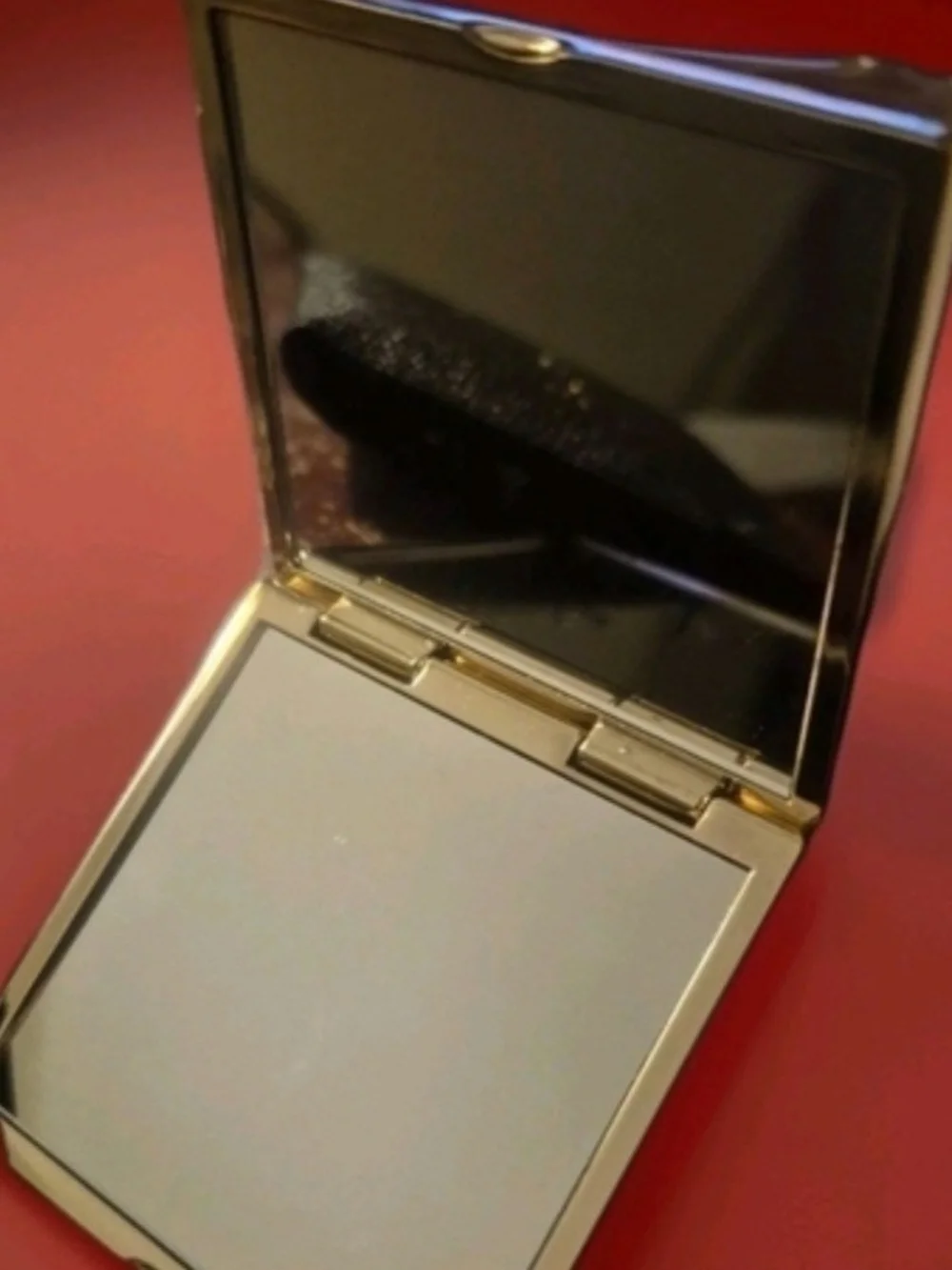 Versace Gold Compact Mirror with Black Case - Picture 3 of 5